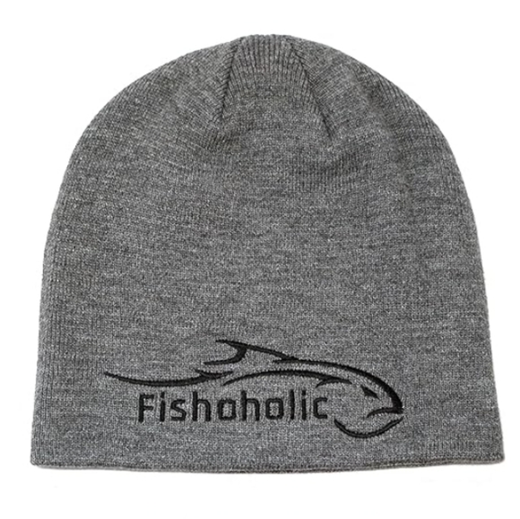 Fishing Outdoors Beanie Watch Skull Cap Stocking Hat Embroidered Logo Gray New - Picture 5 of 5